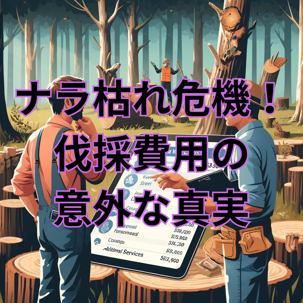 ナラ枯れ危機！伐採費用の意外な真実