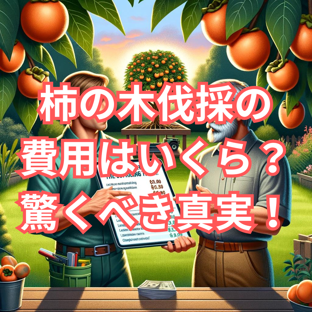 “柿の木伐採の費用はいくら？驚くべき真実！”