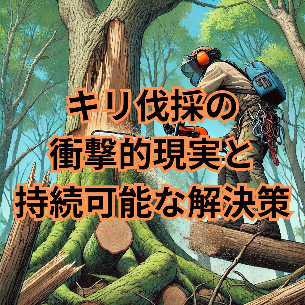 キリ伐採の衝撃的現実と持続可能な解決策