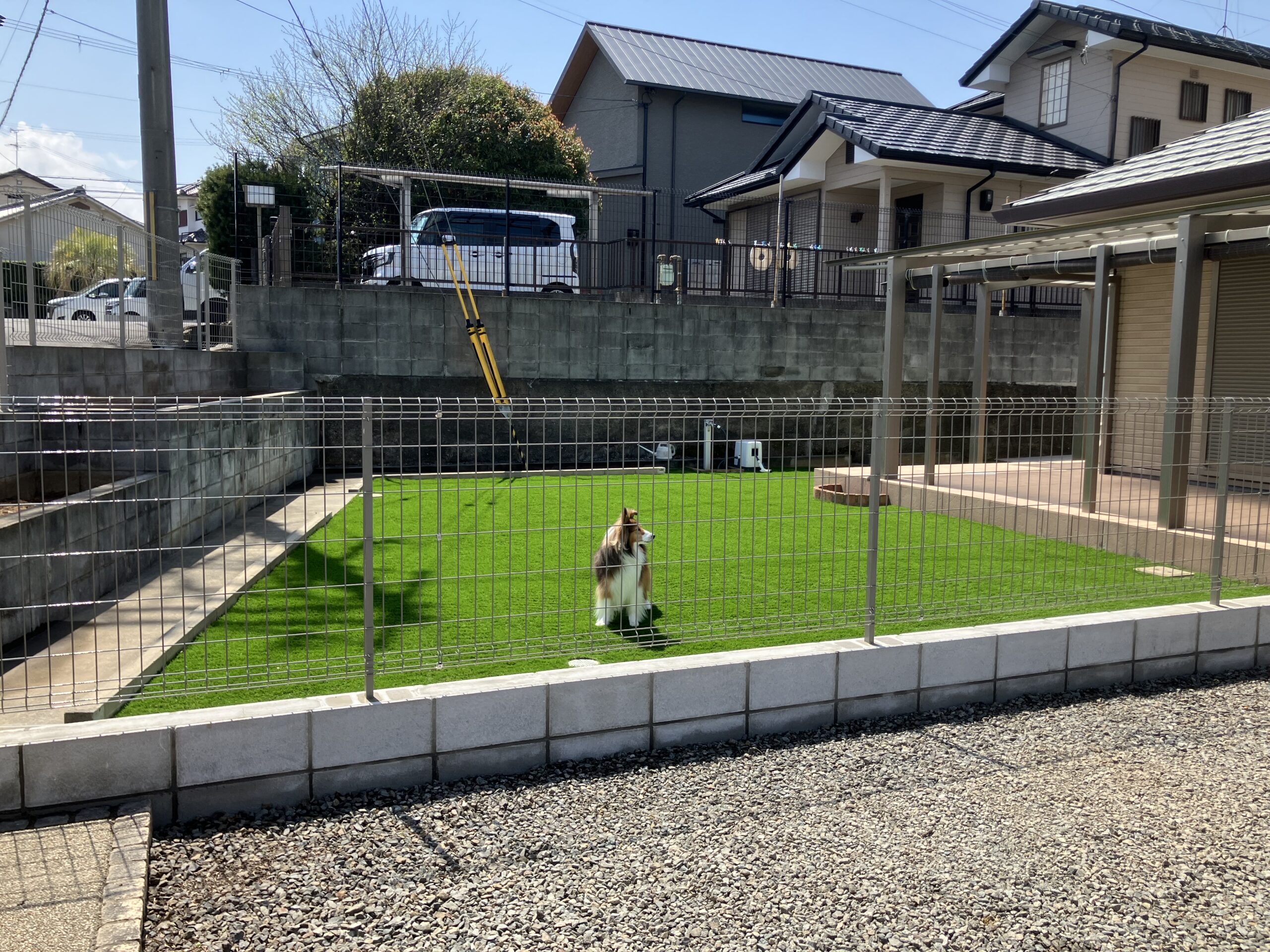 豊中市 人工芝：株式会社ENISIAの人工芝作業レポート