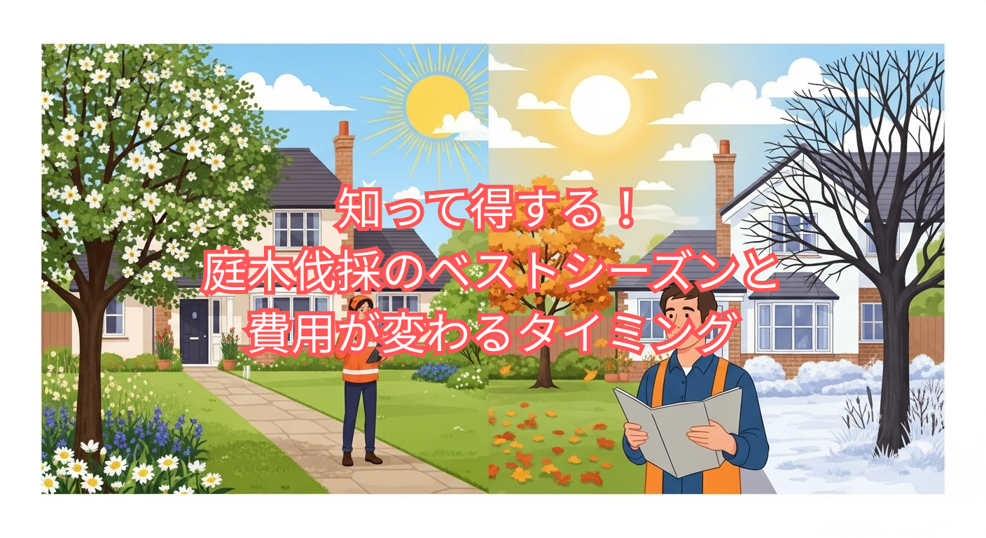 知って得する！庭木伐採のベストシーズンと費用が変わるタイミング