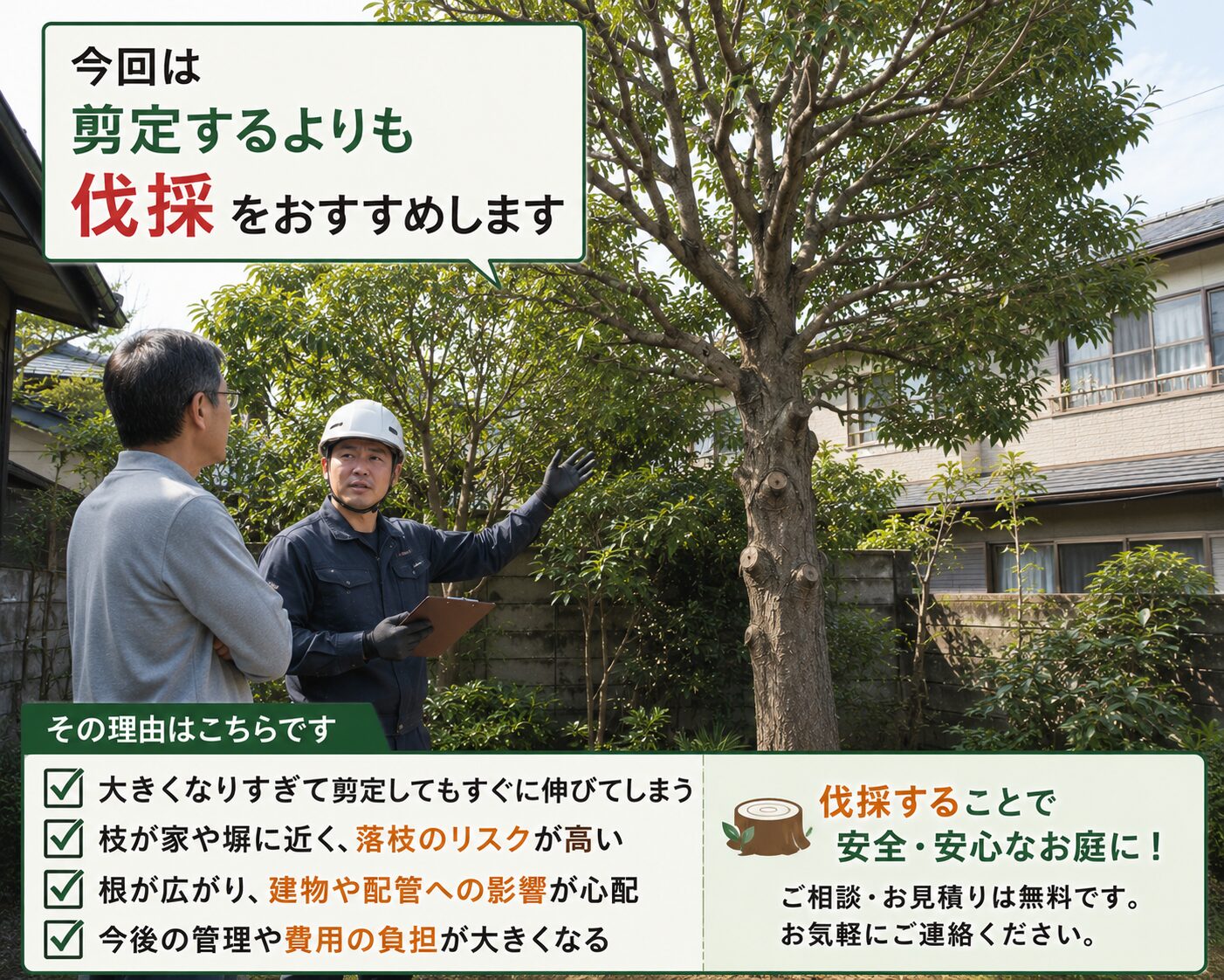 京都市右京区 伐採:ENISIA京都店の伐採レポート