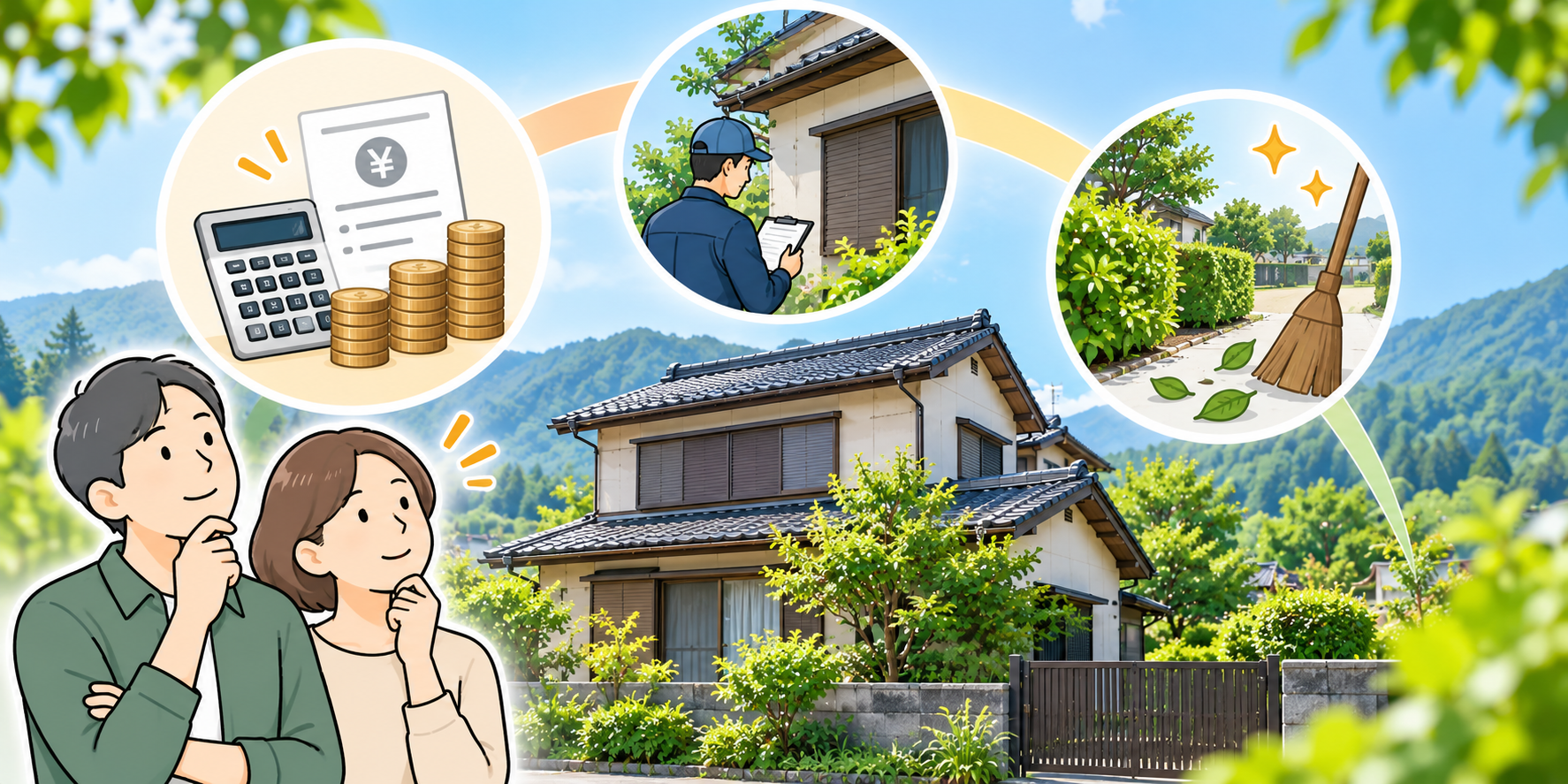 留守宅管理費用で失敗しない！相場と安く抑える3つの秘訣