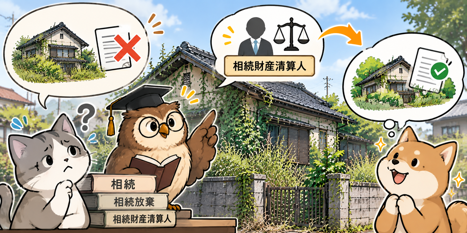 財産放棄空き家で失敗しないために｜管理責任と庭の放置リスクを完全解決